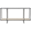 Bernhardt Harlow Metal Console Table