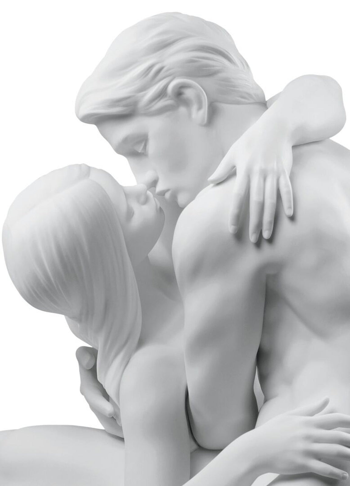 Lladro Passionate Kiss Couple Sculpture