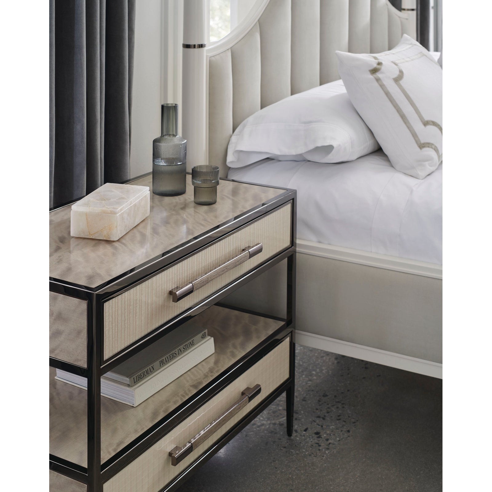 Caracole Classic Dual Impressions Nightstand