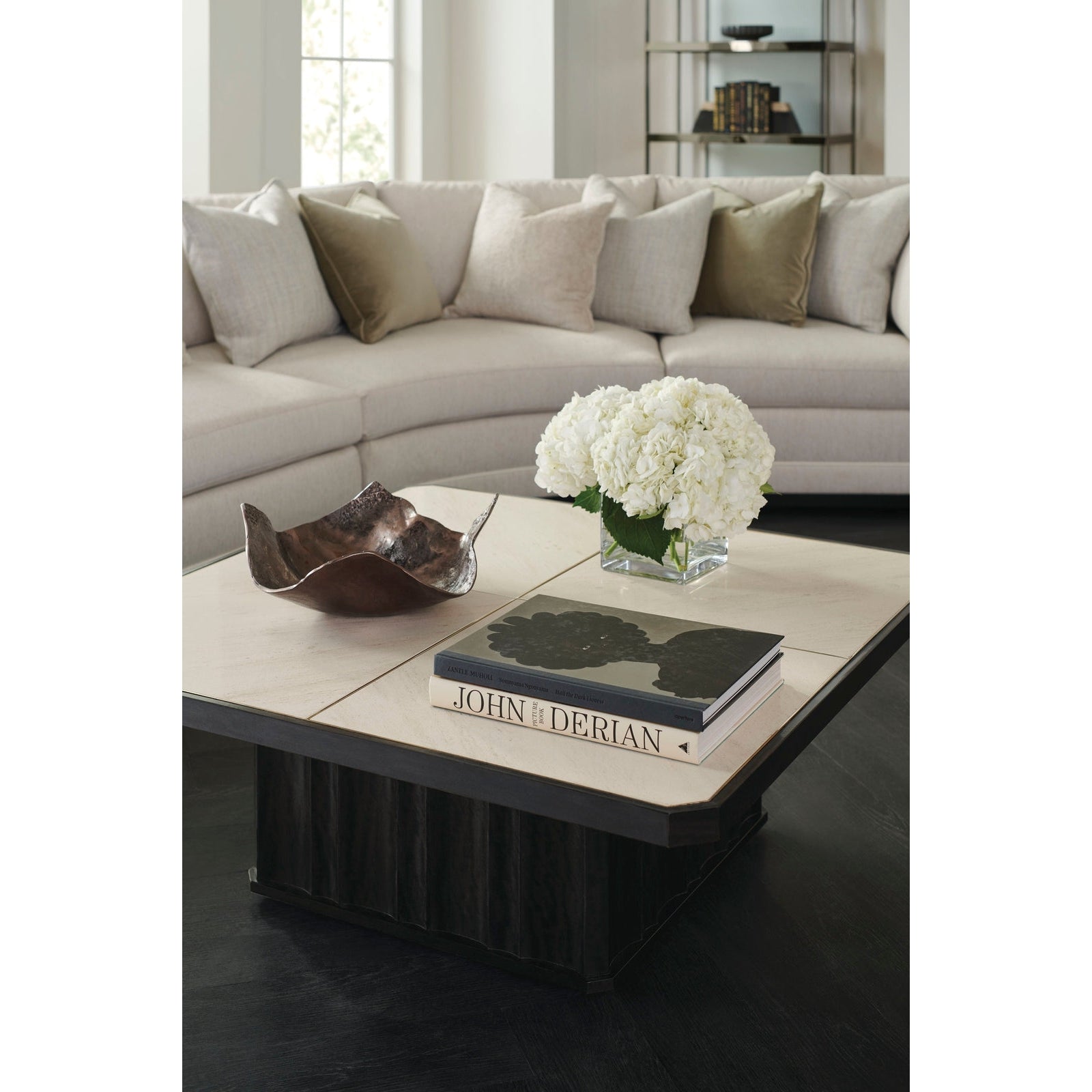 Caracole Classic Solid As A Rock Cocktail Tables