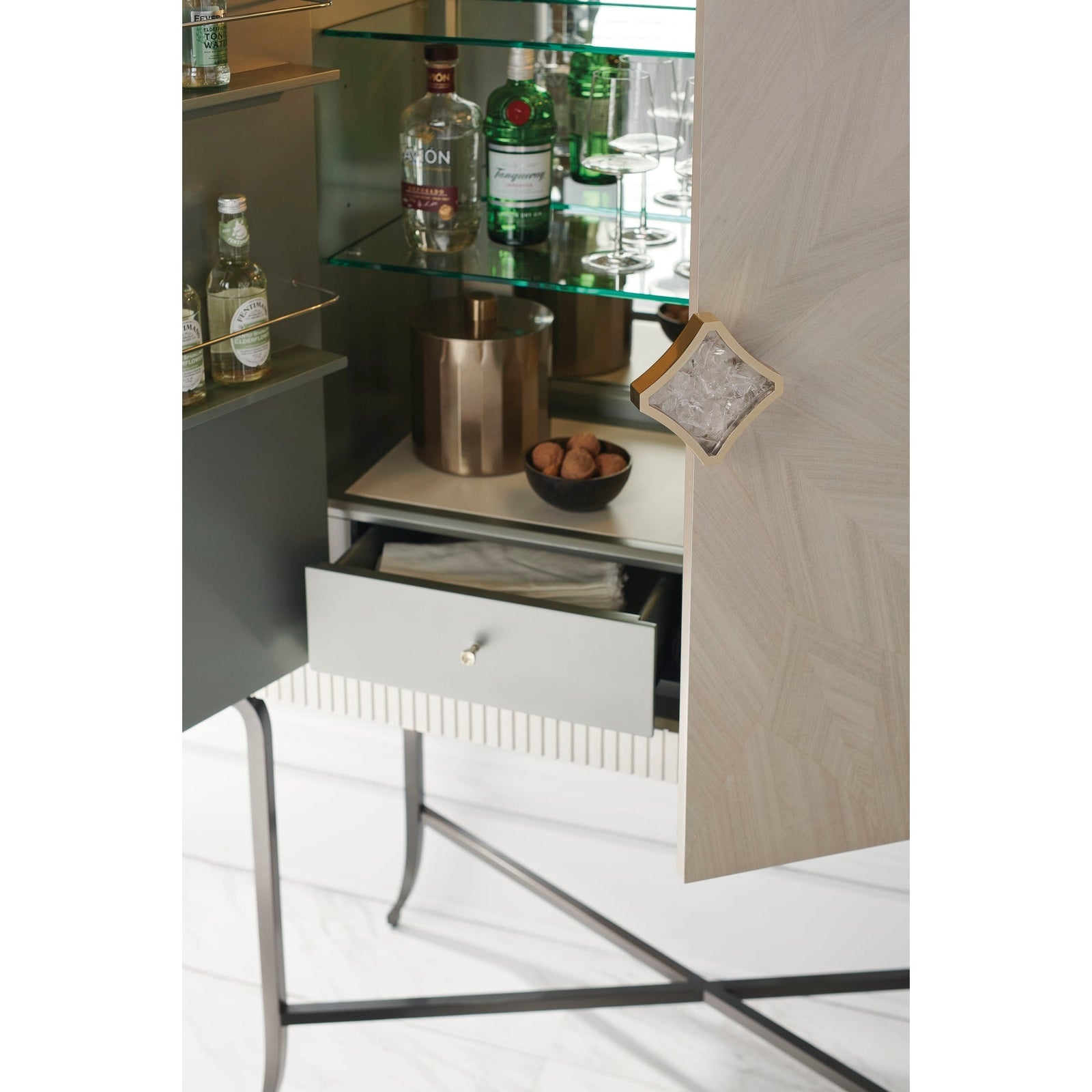 Caracole Classic High Expectations Bar Cabinet