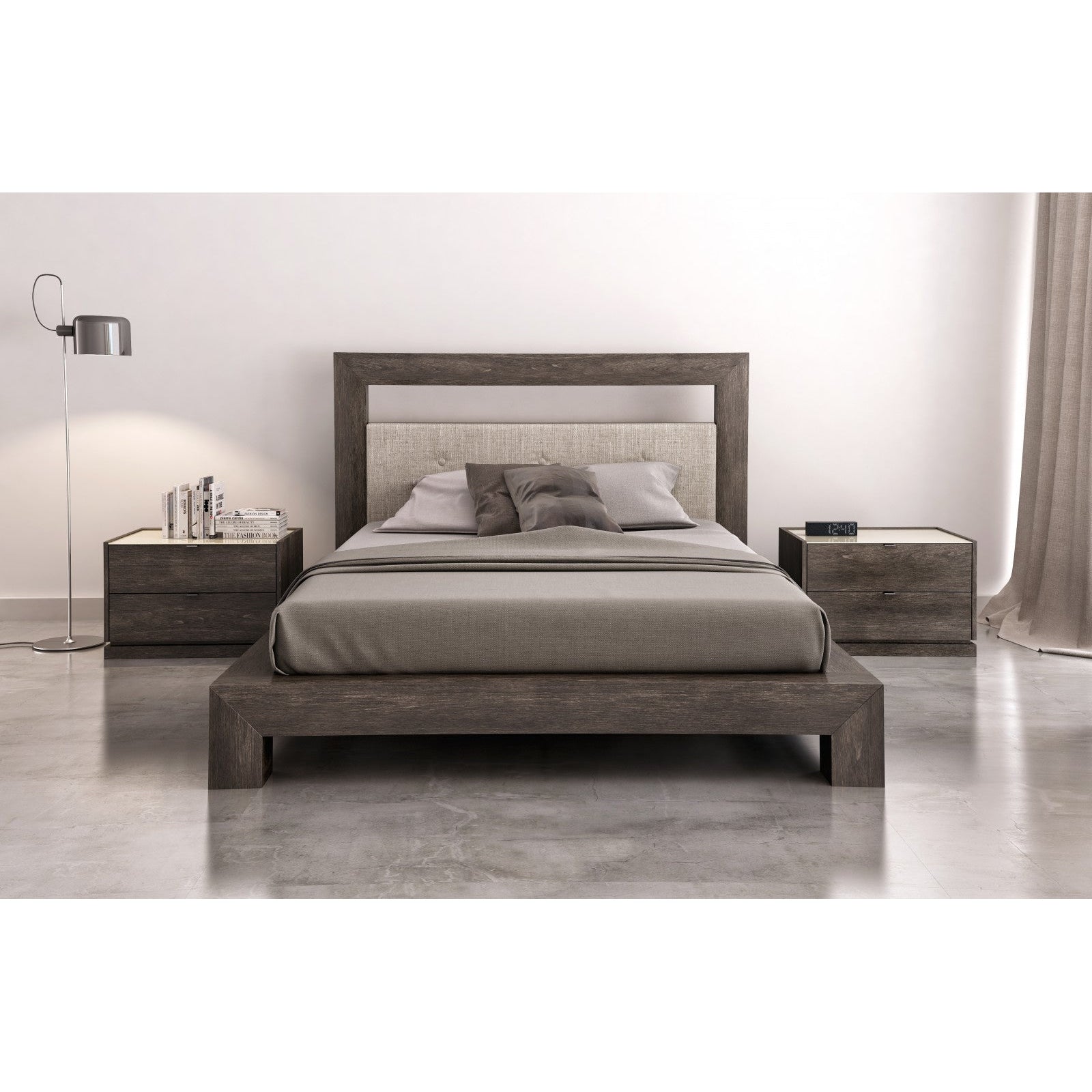 Huppe Cloe Bed with Upholstered Headboard