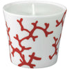 Raynaud Cristobal Rouge / Coral Candle Pot Rd. Gbx