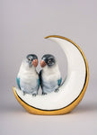 Lladro Fly Me to The Moon Birds Figurine