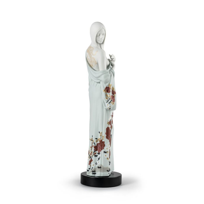 Lladro Beauty with dragon tattoo Woman Figurine — Grayson Living