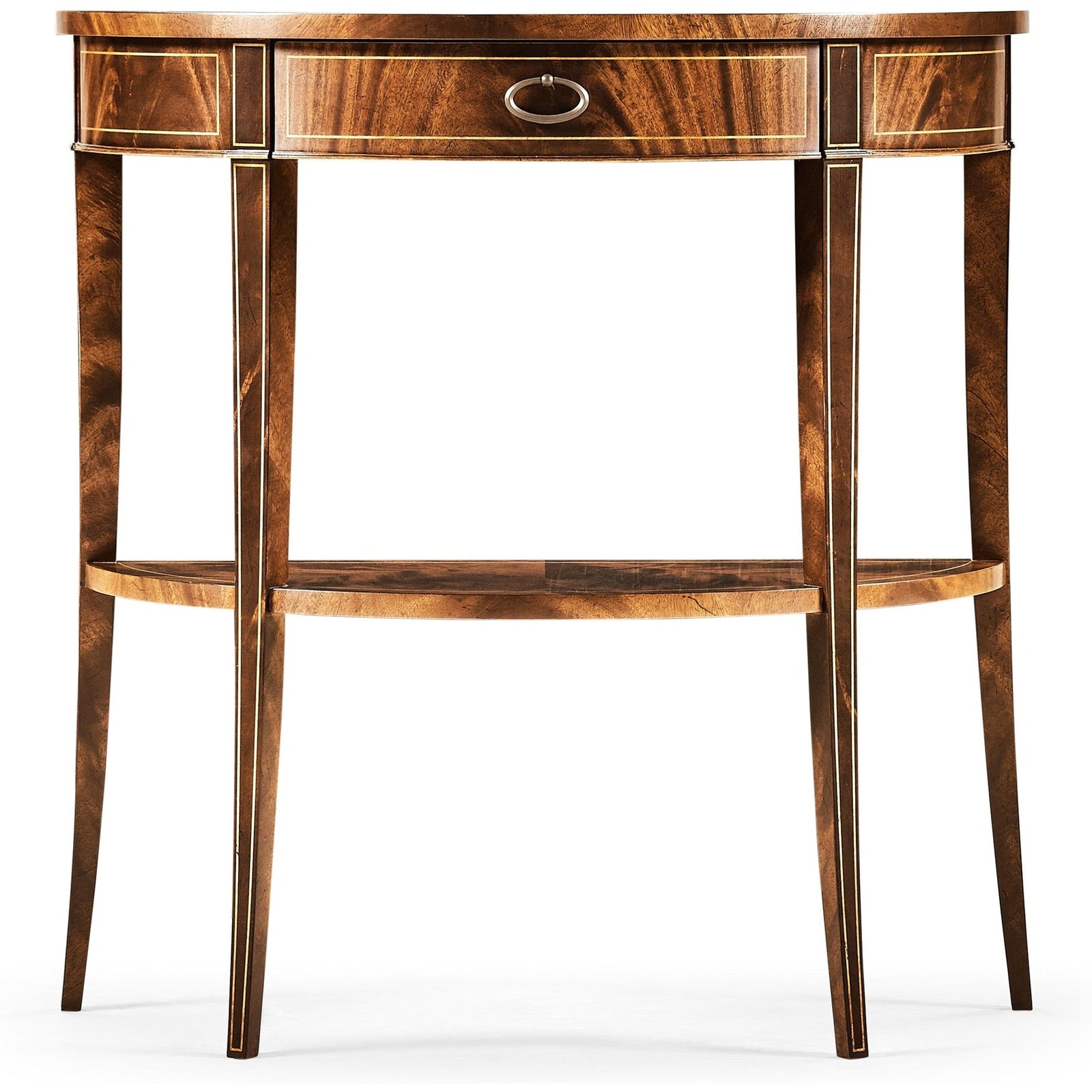 Jonathan Charles Boxwood Stringing Demilune Console