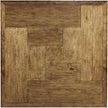 Jonathan Charles Casual Accents Square Coffee Table with Iron Base