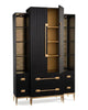 John Richard Black Satin Cabinet