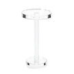 John Richard Round Crystal Martini Table