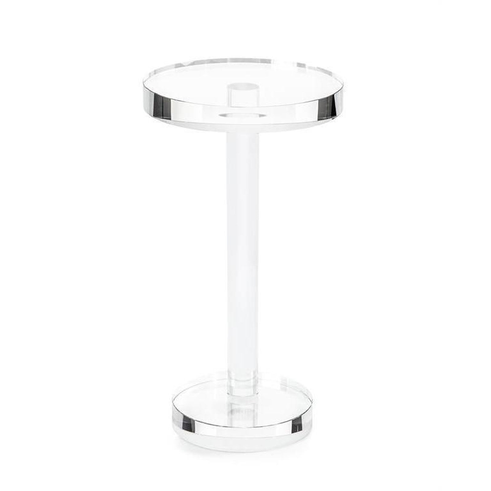 John Richard Round Crystal Martini Table