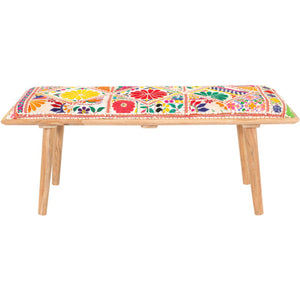 Surya Karma Upholstered Bench