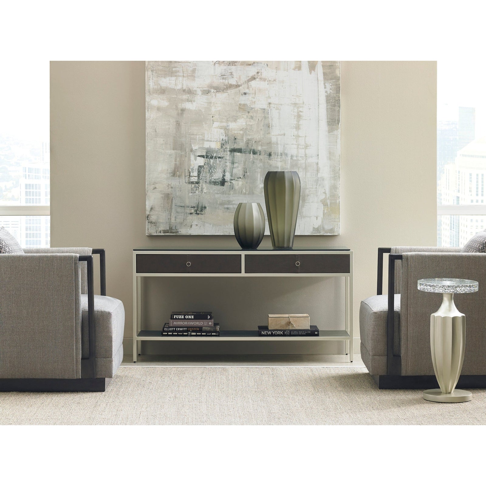 Caracole Uptown Just A Little Jazz Side Table