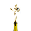 Michael Aram Anemone Wine Coaster & Stopper Set