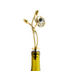 Michael Aram Anemone Wine Coaster & Stopper Set