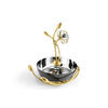 Michael Aram Anemone Wine Coaster & Stopper Set