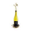 Michael Aram Anemone Wine Coaster & Stopper Set
