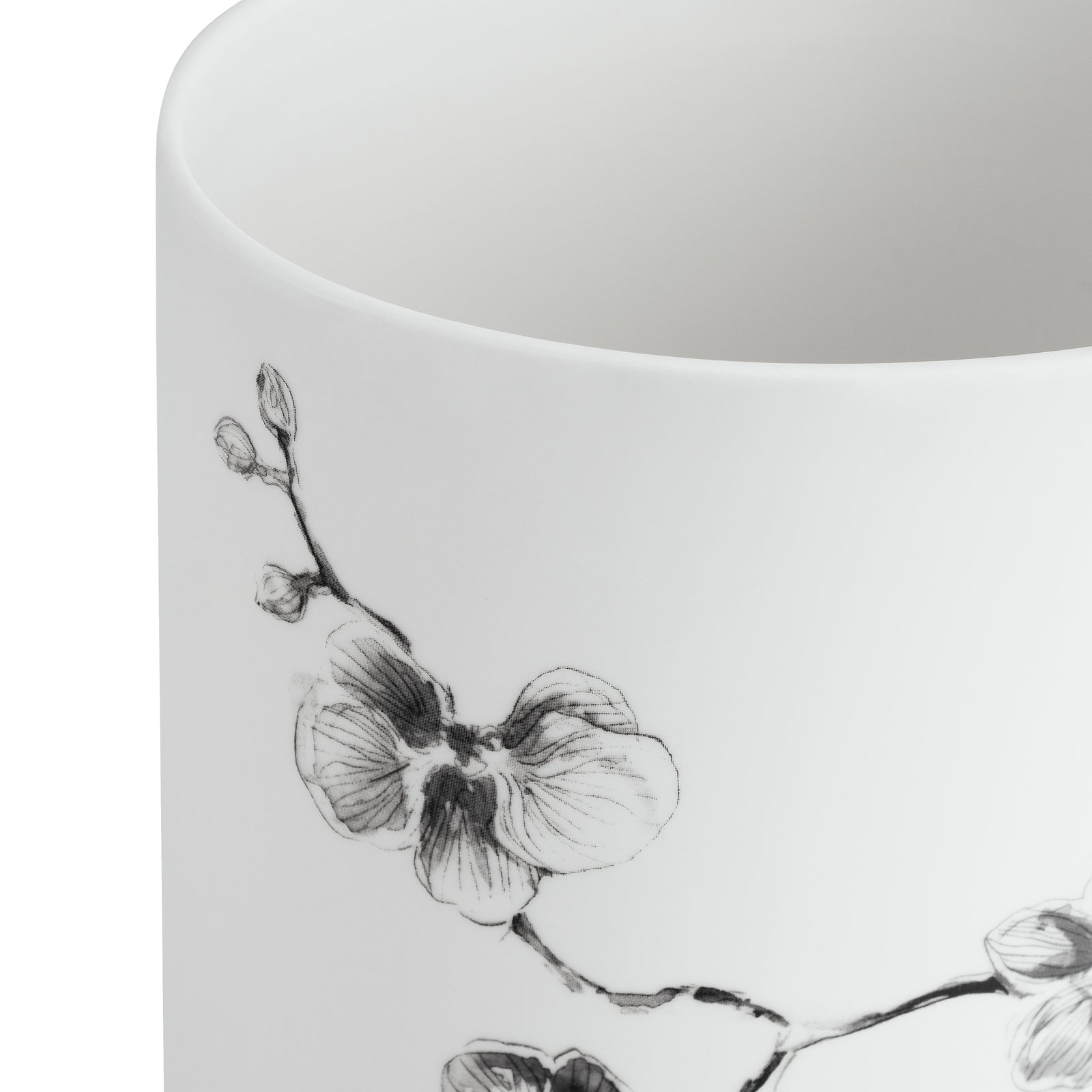 Michael Aram Black Orchid Waste Basket