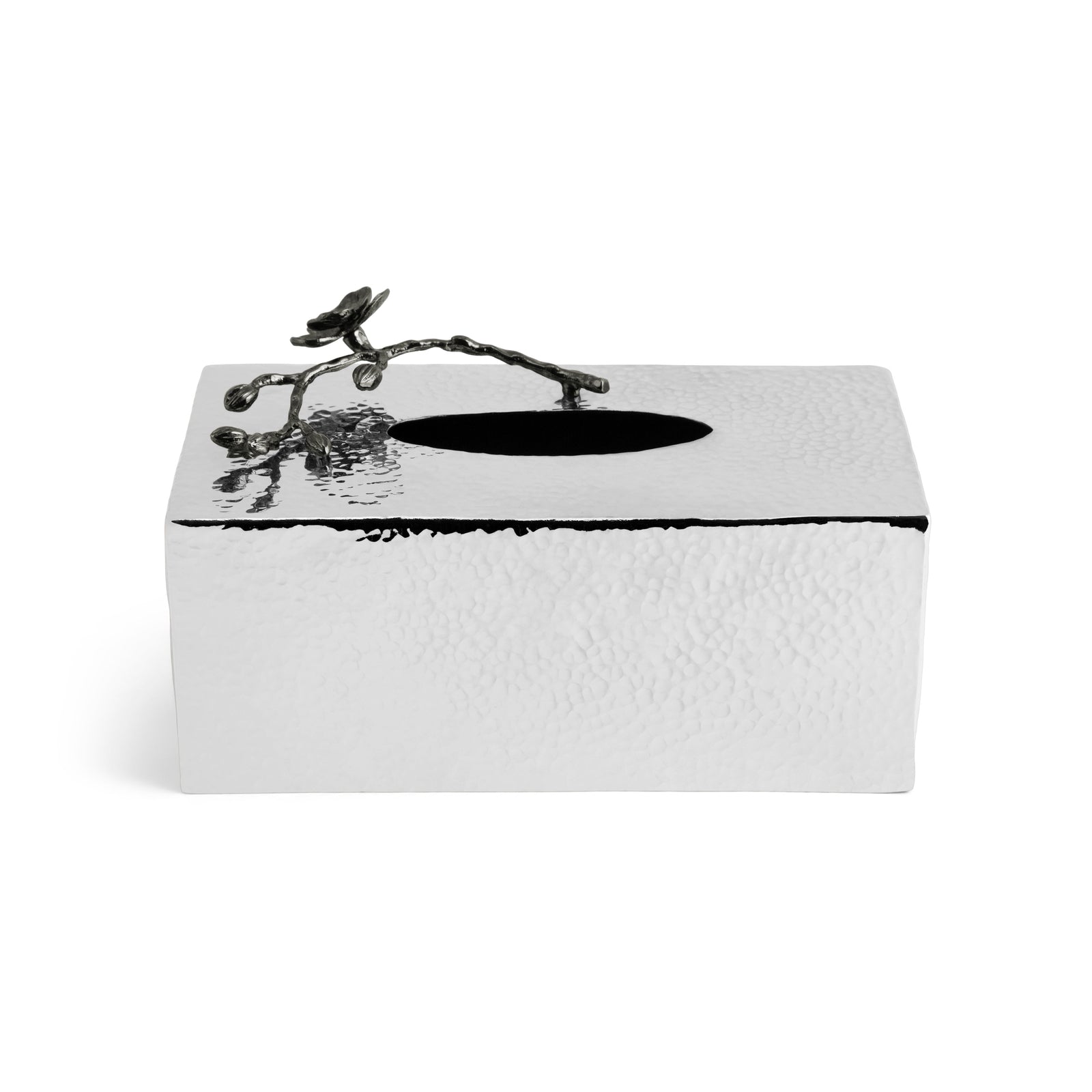 Michael Aram Black Orchid Rectangle Tissue Box Holder