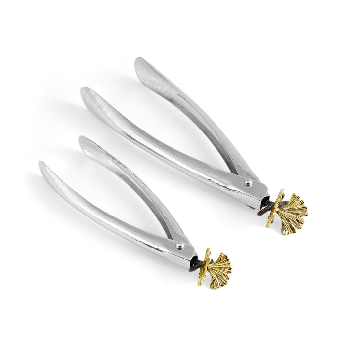 Michael Aram Butterfly Ginkgo Lock Spring Tongs