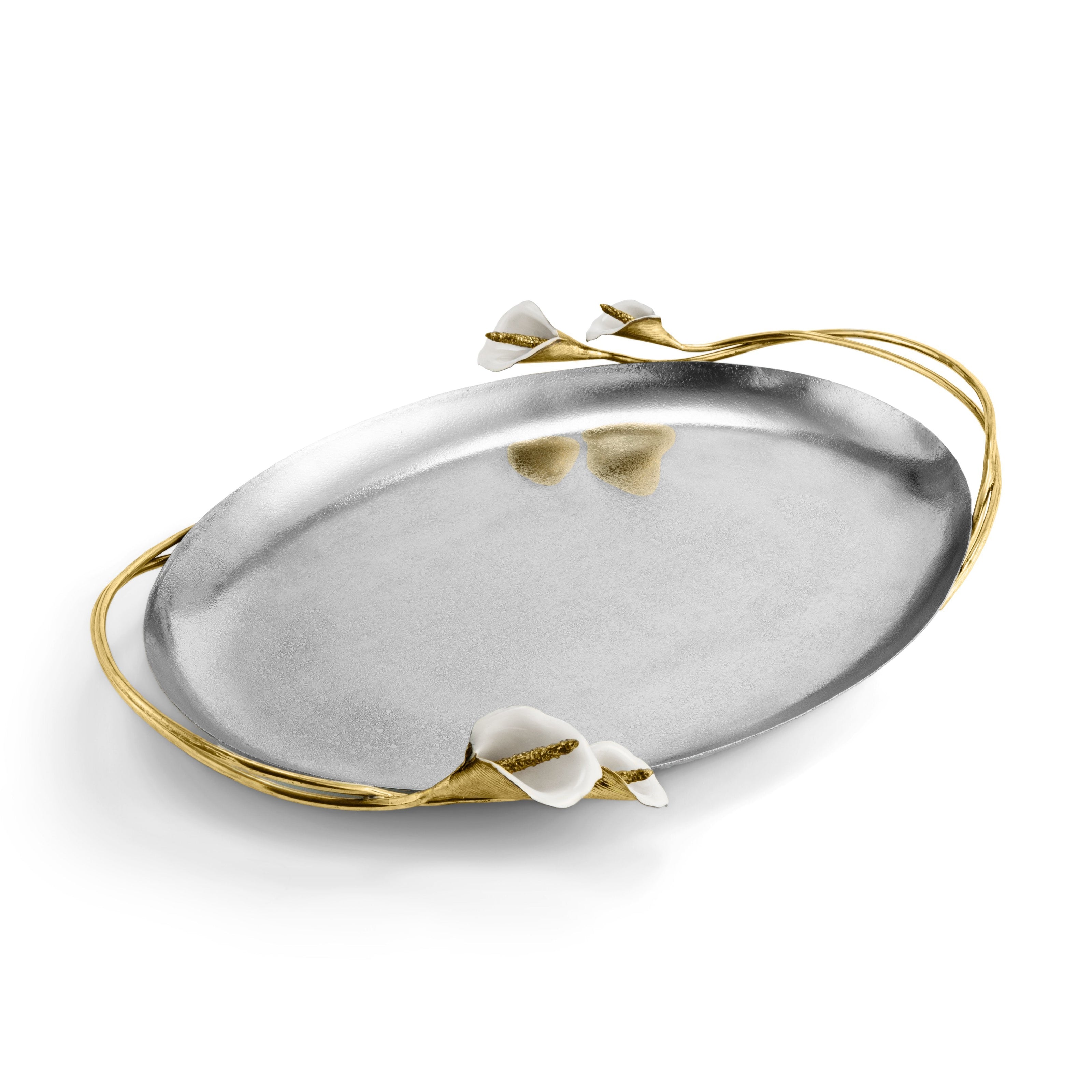 Michael Aram Calla Lily Oval Tray
