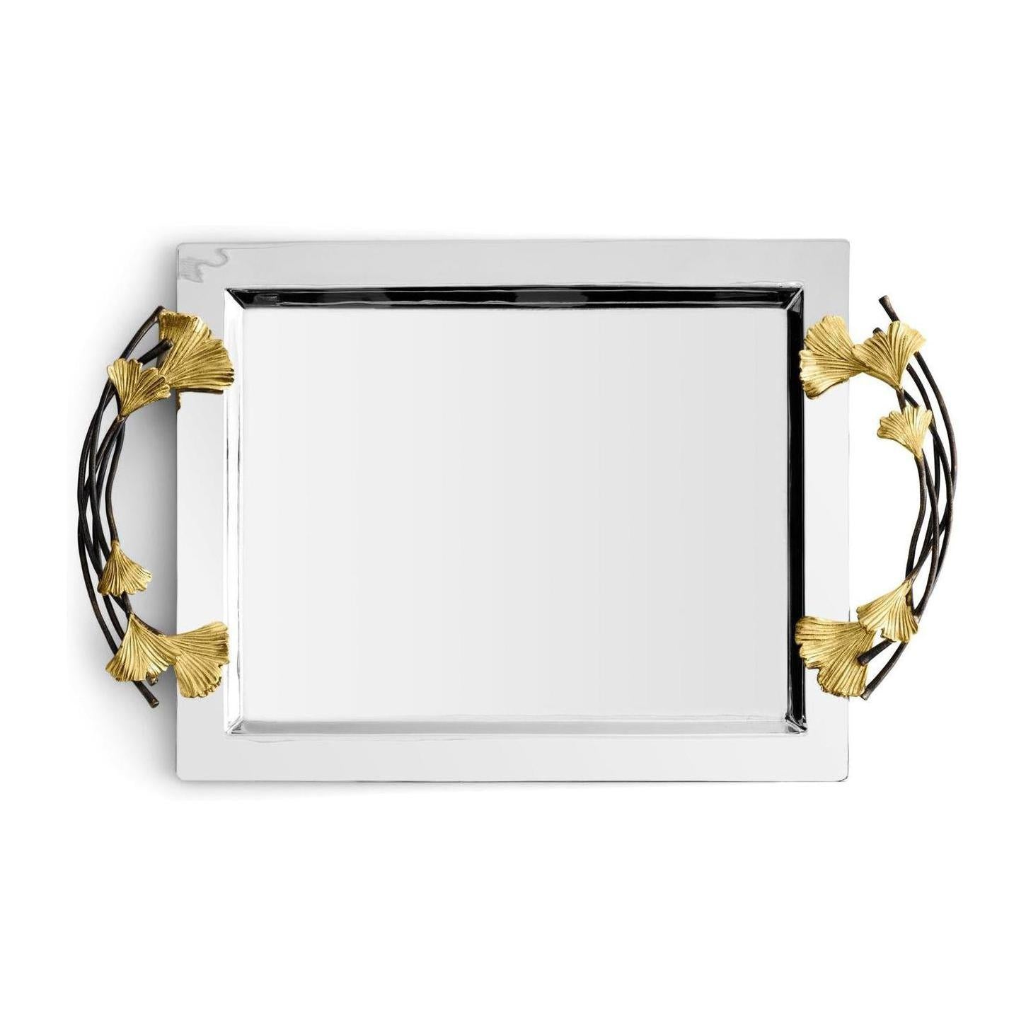Michael Aram Golden Ginkgo Large Tray