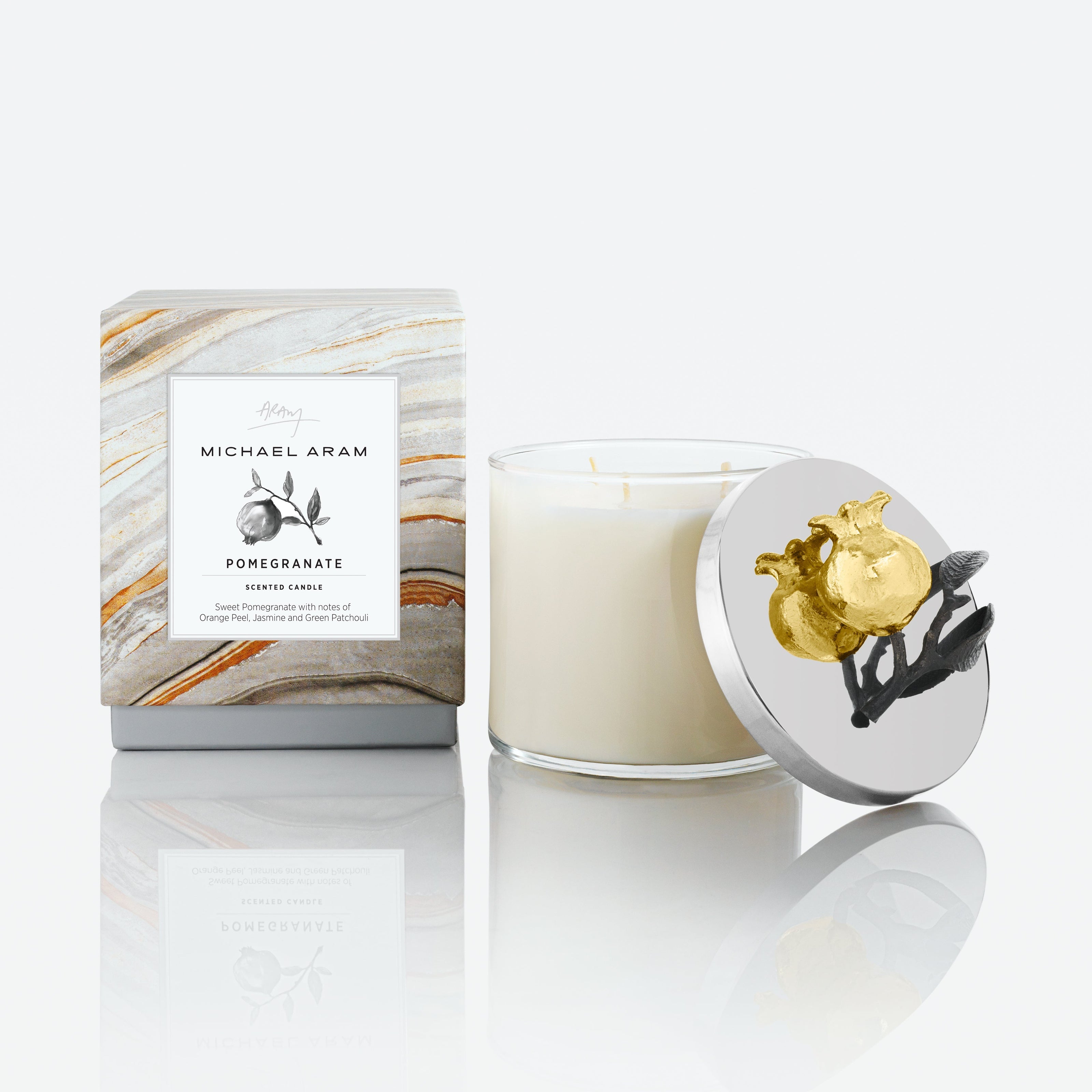 Michael Aram Pomegranate Gold Candle