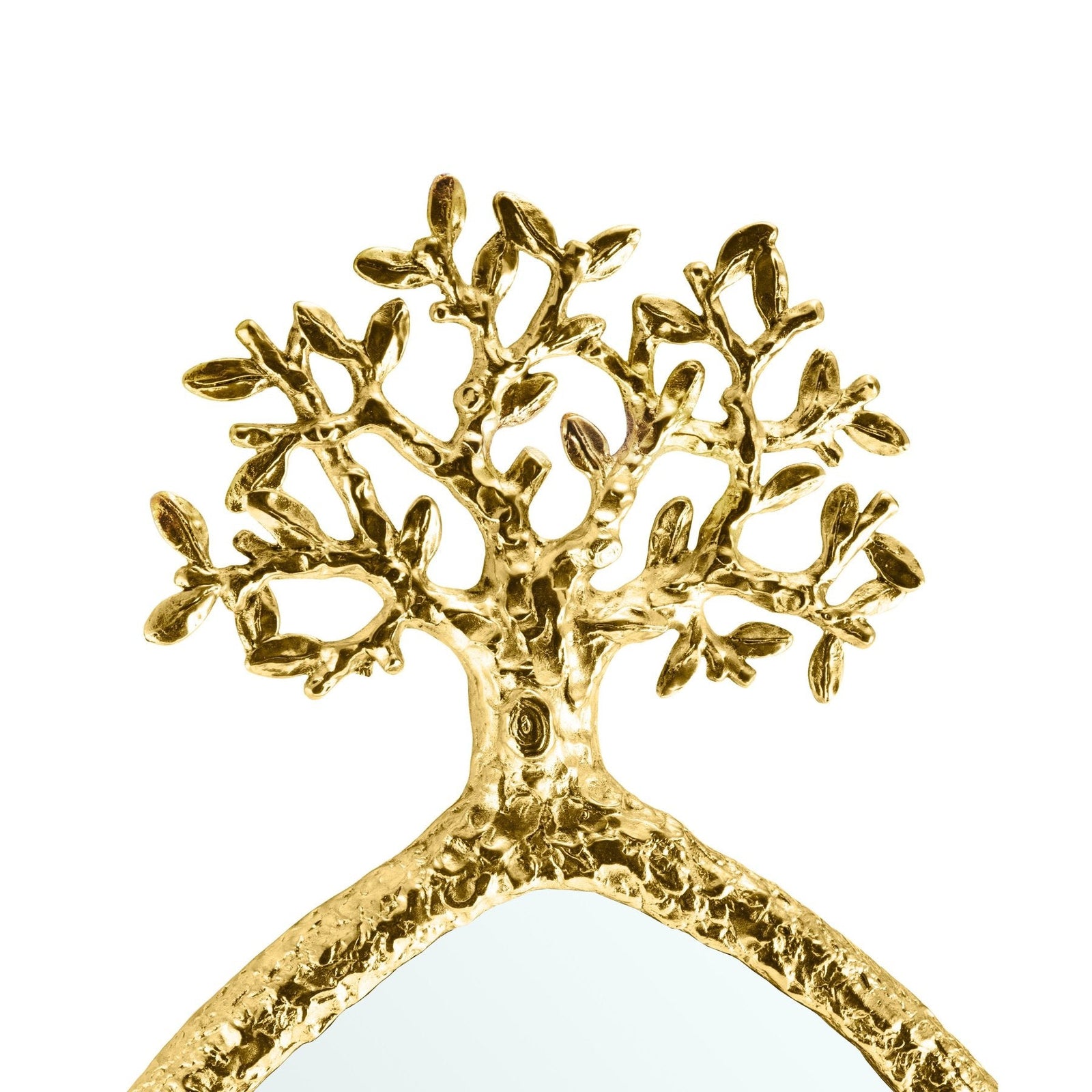 Michael Aram Tree of Life Mirror - Antique Goldtone