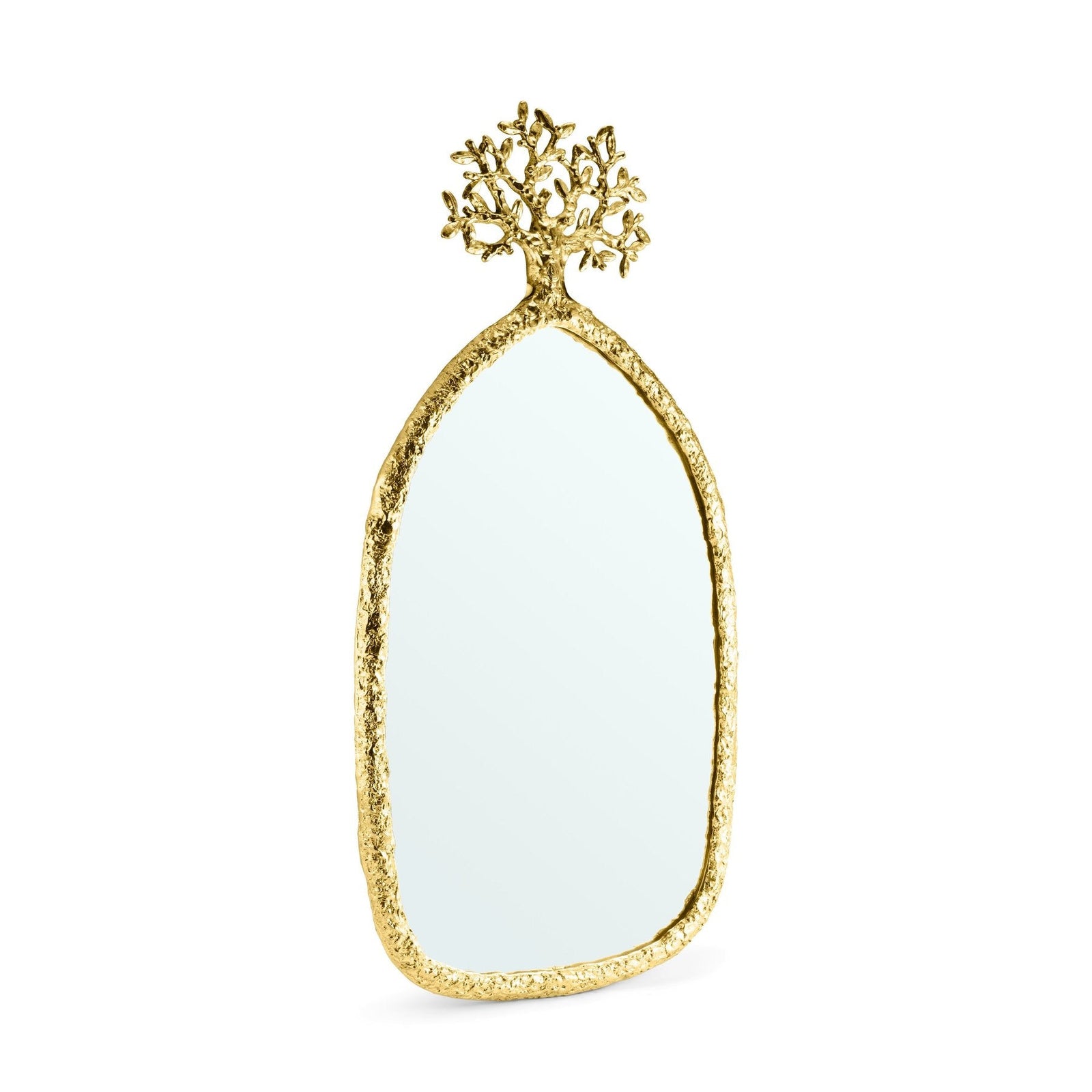 Michael Aram Tree of Life Mirror - Antique Goldtone