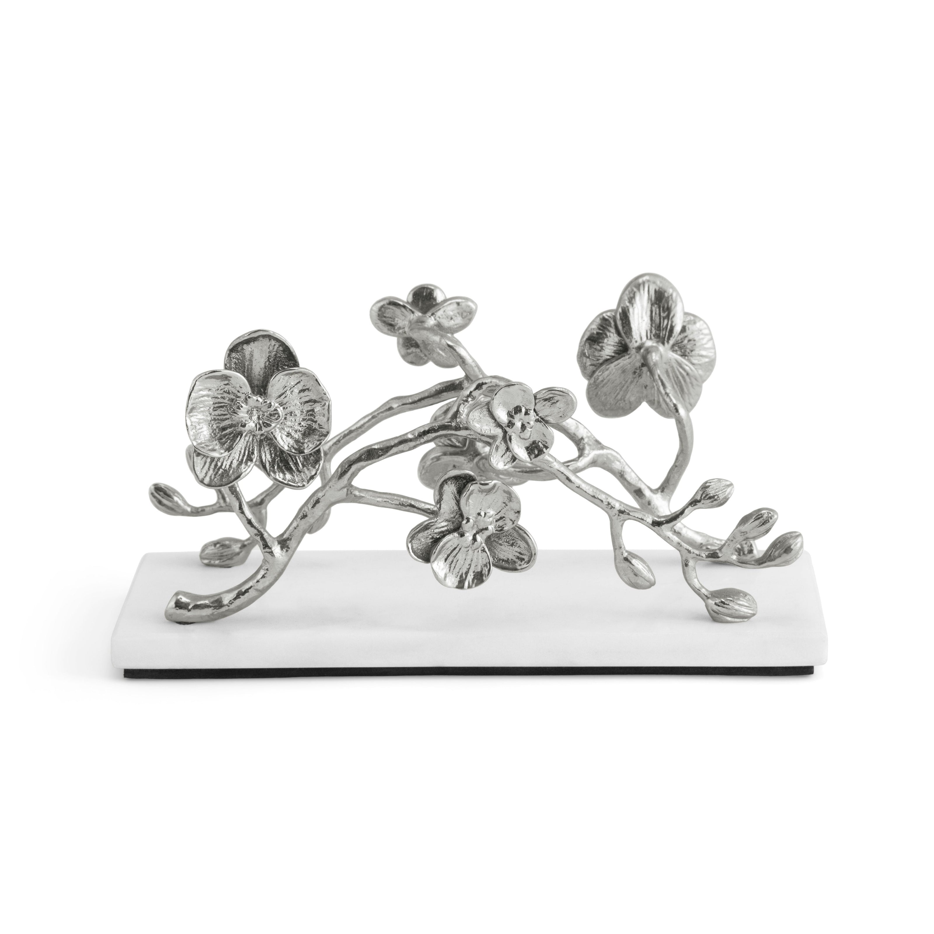 Michael Aram White Orchid Vertical Napkin Holder