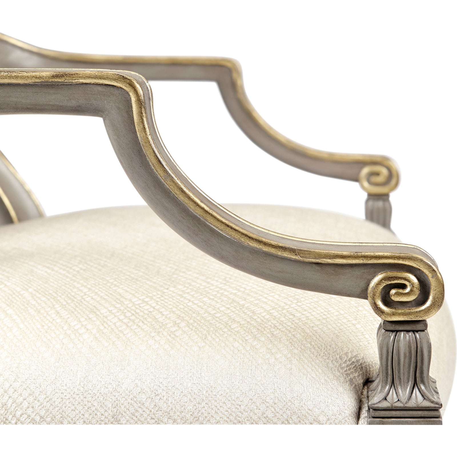Jonathan Charles Buckingham Gilded Dining Armchair