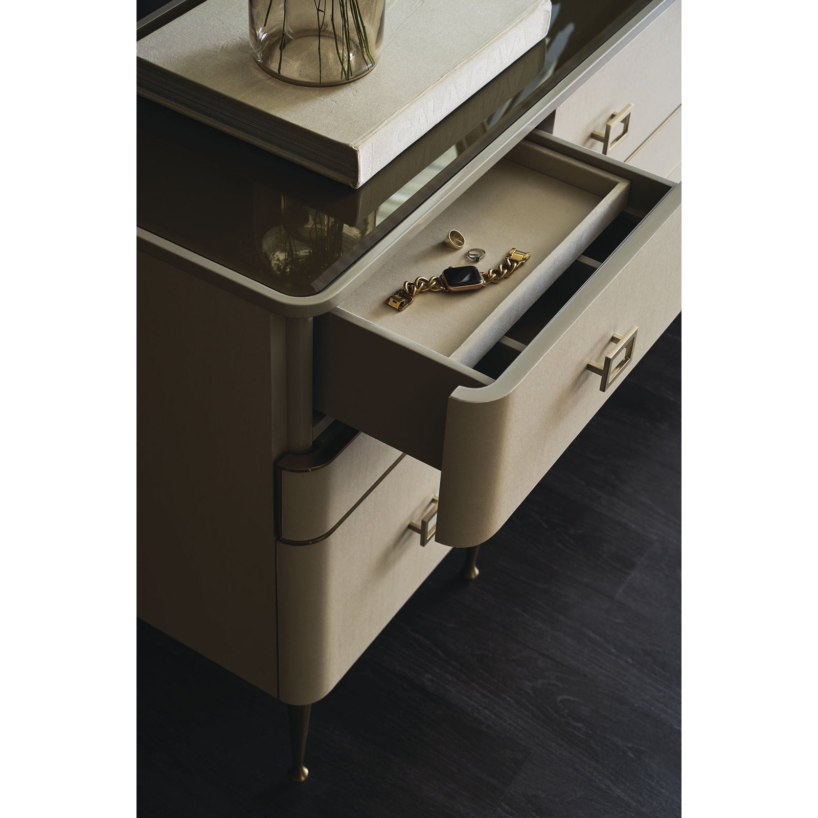 Caracole Signature Metropolitan Curtain Call Dresser