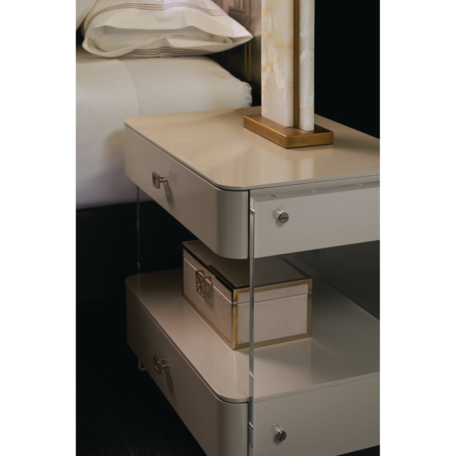 Caracole Signature Metropolitan Opening Nightstand