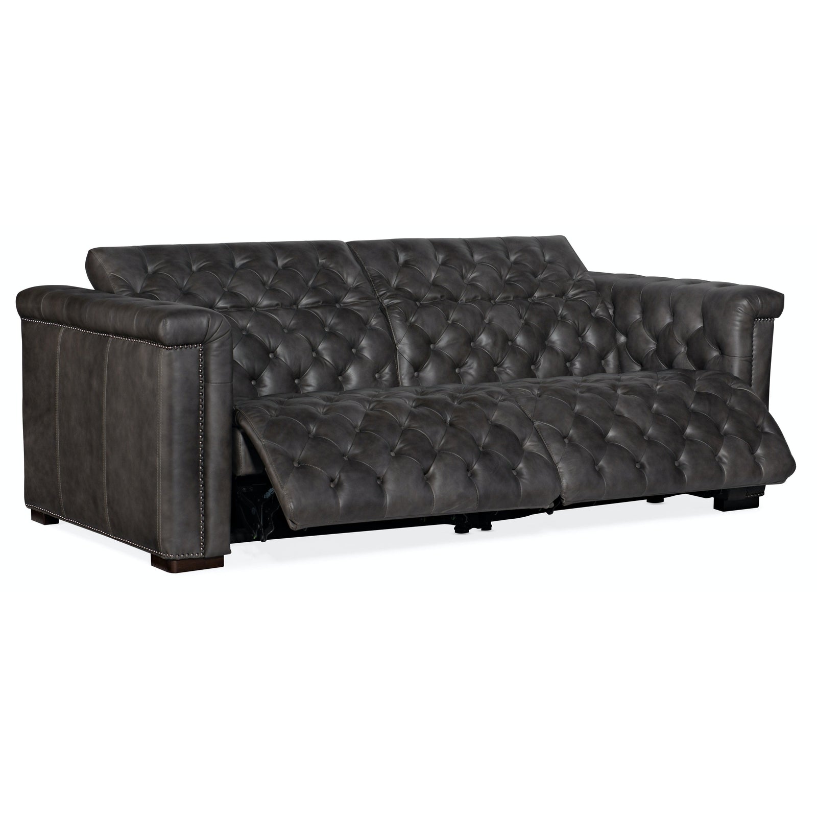 Hooker Furniture Savion 1.5 LAF/RAF 2 over 2 Sofa w/ PWR Rec PWR HR