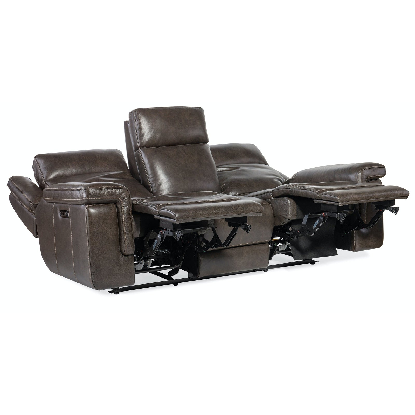 Hooker Furniture Montel Lay Flat Power Sofa with Power Headrest & Lumbar