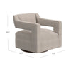 Hooker Upholstery Moxie Swivel Chair