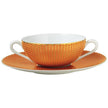 Raynaud Tresor Orange Motif N°1 Cream Soup Saucer