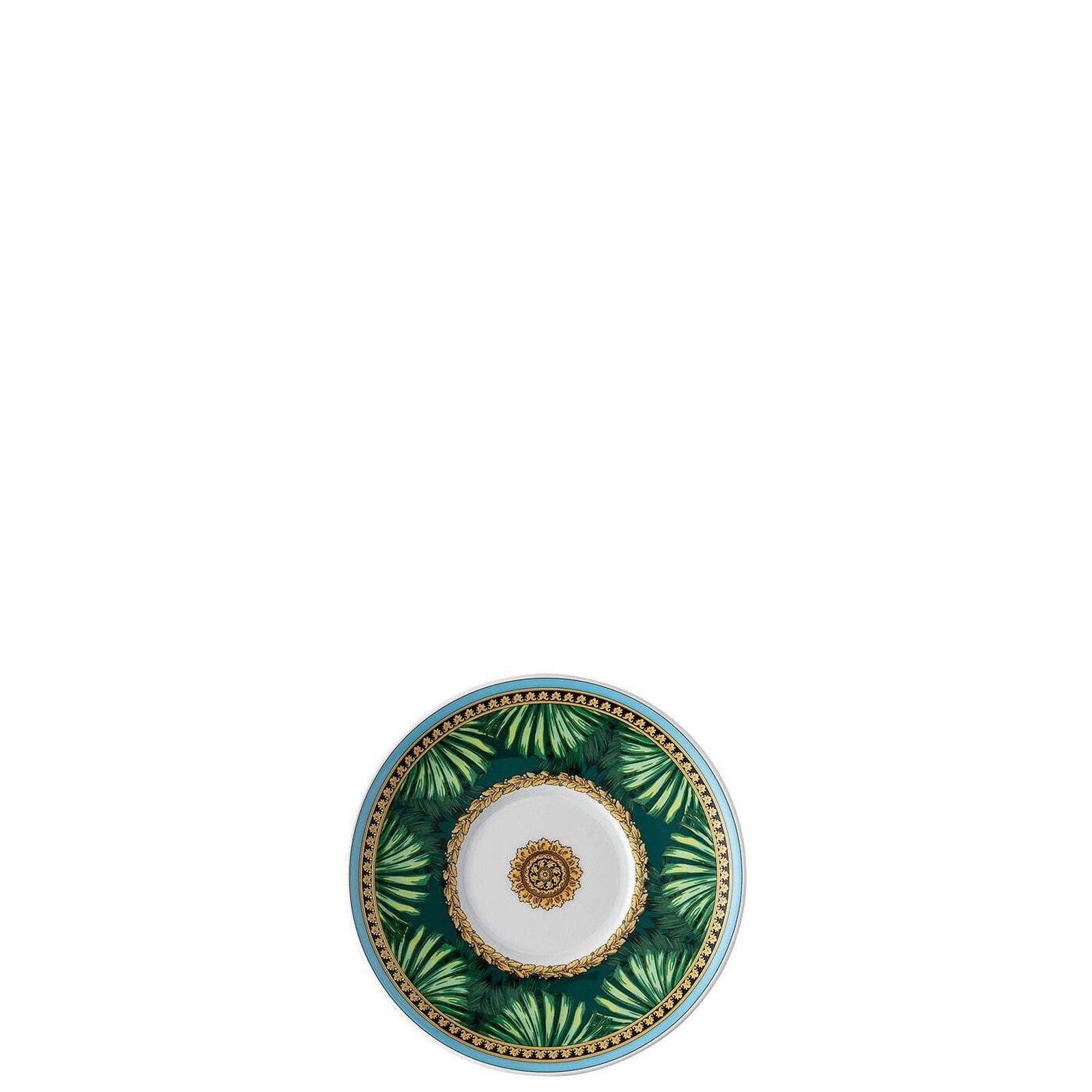 Versace Jungle Animalier Green AD Cup & Saucer