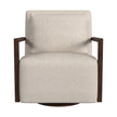 Hooker Upholstery Creighton Exposed Wood Swivel Chair