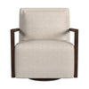 Hooker Upholstery Creighton Exposed Wood Swivel Chair