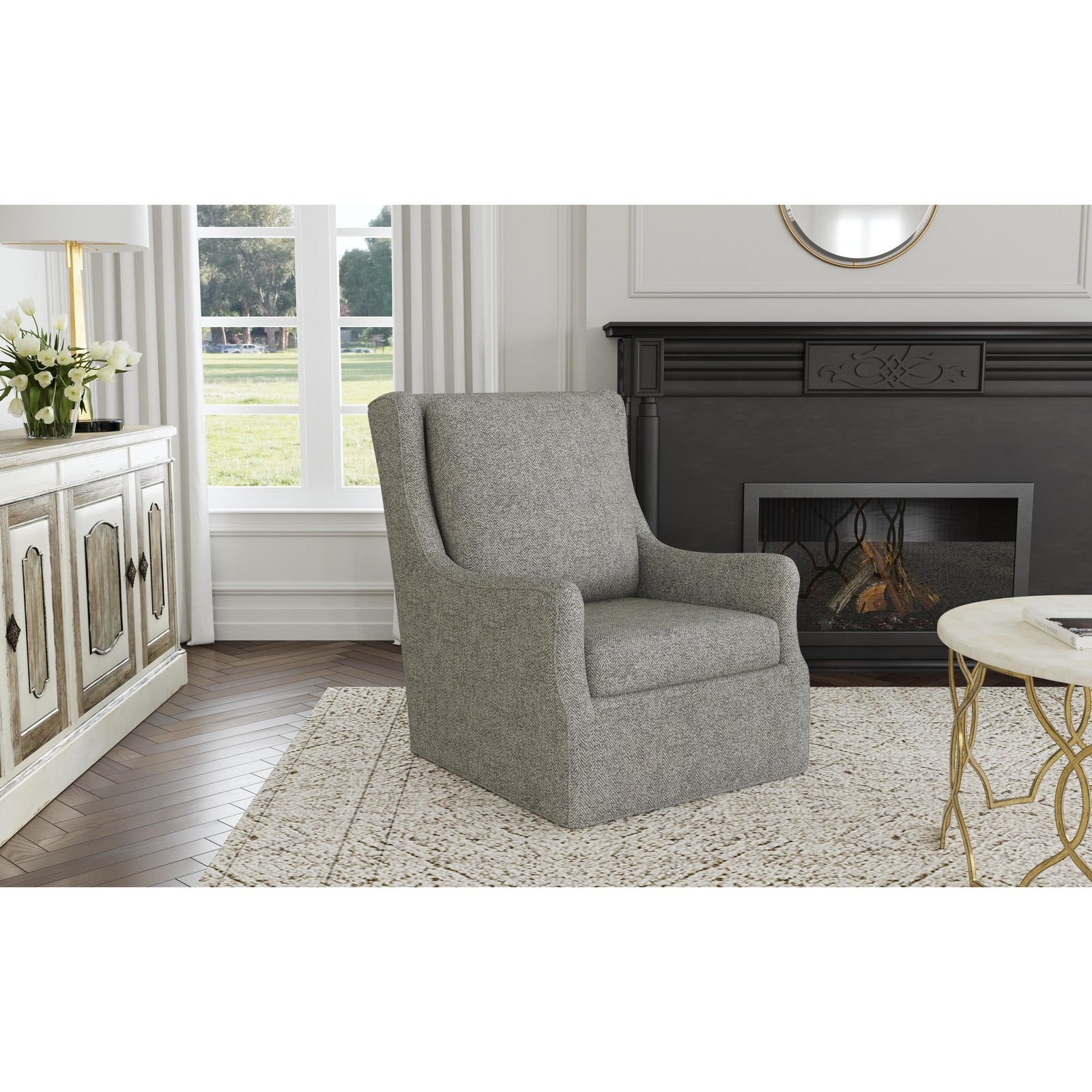 Hooker Upholstery Bellamy Swivel Chair