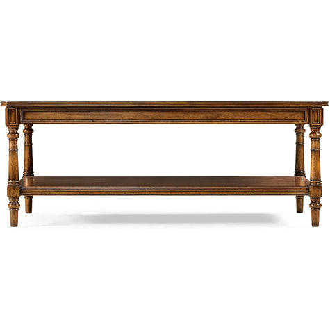 Jonathan Charles Victorian Style Walnut Coffee Table